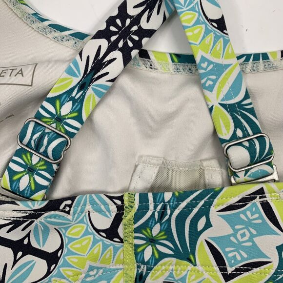 Athleta Size XXS Bikini Swim Top Underwire Colorful Geometric Adjustable Women’s - Picture 4 of 11